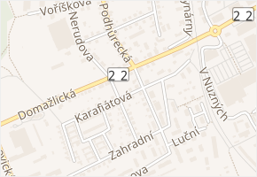 Karafiátová v obci Klatovy - mapa ulice