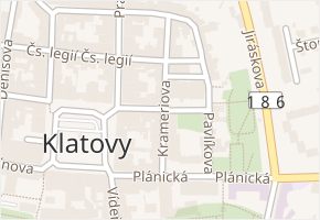 Klatovy I v obci Klatovy - mapa části obce