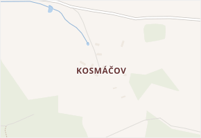 Kosmáčov v obci Klatovy - mapa části obce