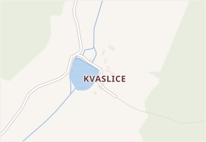 Kvaslice v obci Klatovy - mapa části obce
