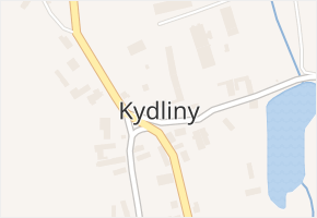 Kydliny v obci Klatovy - mapa části obce