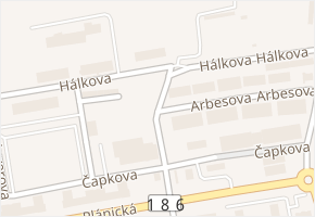 Machníkova v obci Klatovy - mapa ulice