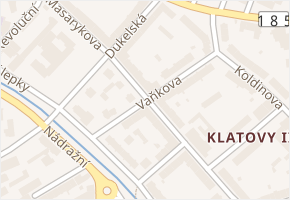 Masarykova v obci Klatovy - mapa ulice