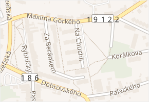 Na Chuchli v obci Klatovy - mapa ulice