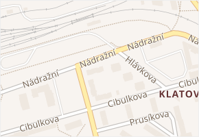 Nádražní v obci Klatovy - mapa ulice