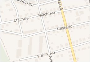Nerudova v obci Klatovy - mapa ulice