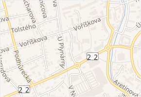 Niederleho v obci Klatovy - mapa ulice