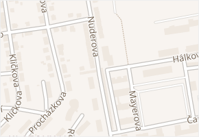 Nuderova v obci Klatovy - mapa ulice