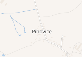 Pihovice v obci Klatovy - mapa části obce