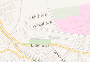 Pod Vrškem v obci Klatovy - mapa ulice