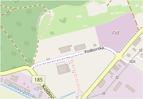 Podborská v obci Klatovy - mapa ulice