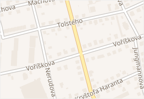 Podhůrecká v obci Klatovy - mapa ulice