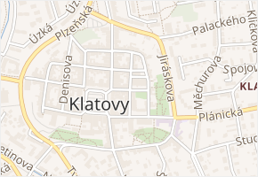 Revoluční v obci Klatovy - mapa ulice