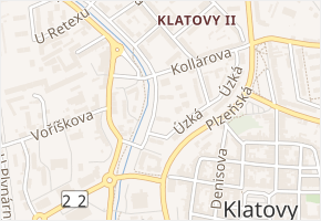 Sídliště U Pošty v obci Klatovy - mapa ulice