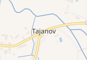 Tajanov v obci Klatovy - mapa části obce