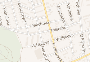Tolstého v obci Klatovy - mapa ulice