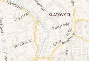 Tylovo nábř. v obci Klatovy - mapa ulice