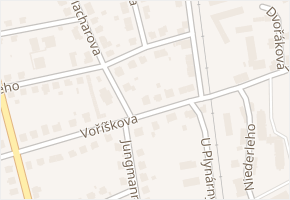Voříškova v obci Klatovy - mapa ulice