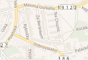 Za Beránkem v obci Klatovy - mapa ulice