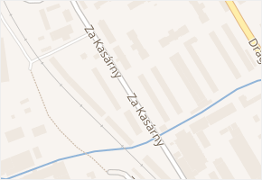 Za Kasárny v obci Klatovy - mapa ulice