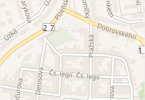 Zlatnická v obci Klatovy - mapa ulice