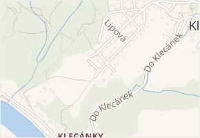 Do Čertovky v obci Klecany - mapa ulice