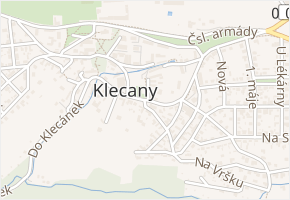 Do Klecánek v obci Klecany - mapa ulice