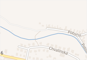 Potoční v obci Kleneč - mapa ulice