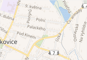 Dělnická v obci Klimkovice - mapa ulice