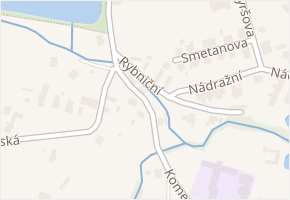 Komenského v obci Klimkovice - mapa ulice