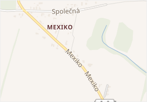 Mexiko v obci Klimkovice - mapa ulice