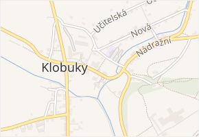 9. května v obci Klobuky - mapa ulice