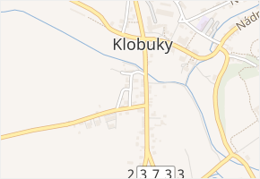 Potoční v obci Klobuky - mapa ulice