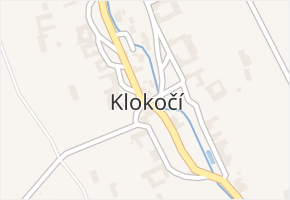 Klokočí v obci Klokočí - mapa části obce