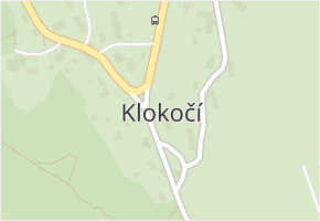 Klokočí v obci Klokočí - mapa části obce