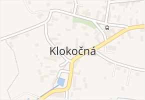 Klokočná v obci Klokočná - mapa části obce