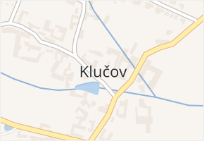 Klučov v obci Klučov - mapa části obce