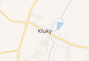 Kluky v obci Kluky - mapa části obce
