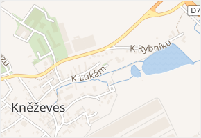 K Lukám v obci Kněževes - mapa ulice