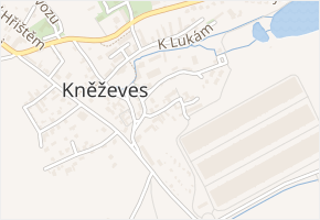 Na Slovance v obci Kněževes - mapa ulice