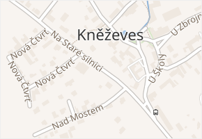 Na Staré silnici v obci Kněževes - mapa ulice