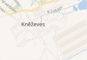 U Školy v obci Kněževes - mapa ulice