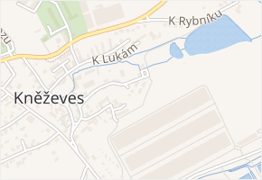 U Zbrojnice v obci Kněževes - mapa ulice