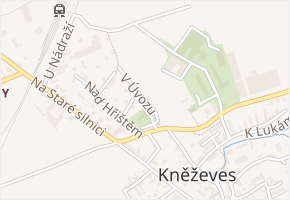 V Úvozu v obci Kněževes - mapa ulice