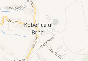 Na Kopci v obci Kobeřice u Brna - mapa ulice