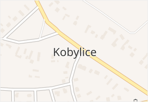 Kobylice v obci Kobylice - mapa části obce