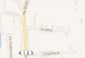 Krátká v obci Kobylnice - mapa ulice