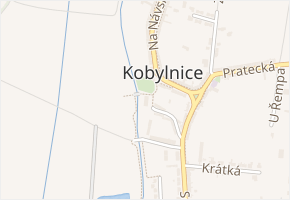 U Sokolovny v obci Kobylnice - mapa ulice