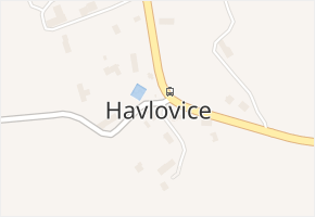 Havlovice v obci Kobyly - mapa části obce