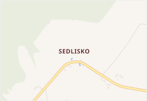 Sedlisko v obci Kobyly - mapa části obce